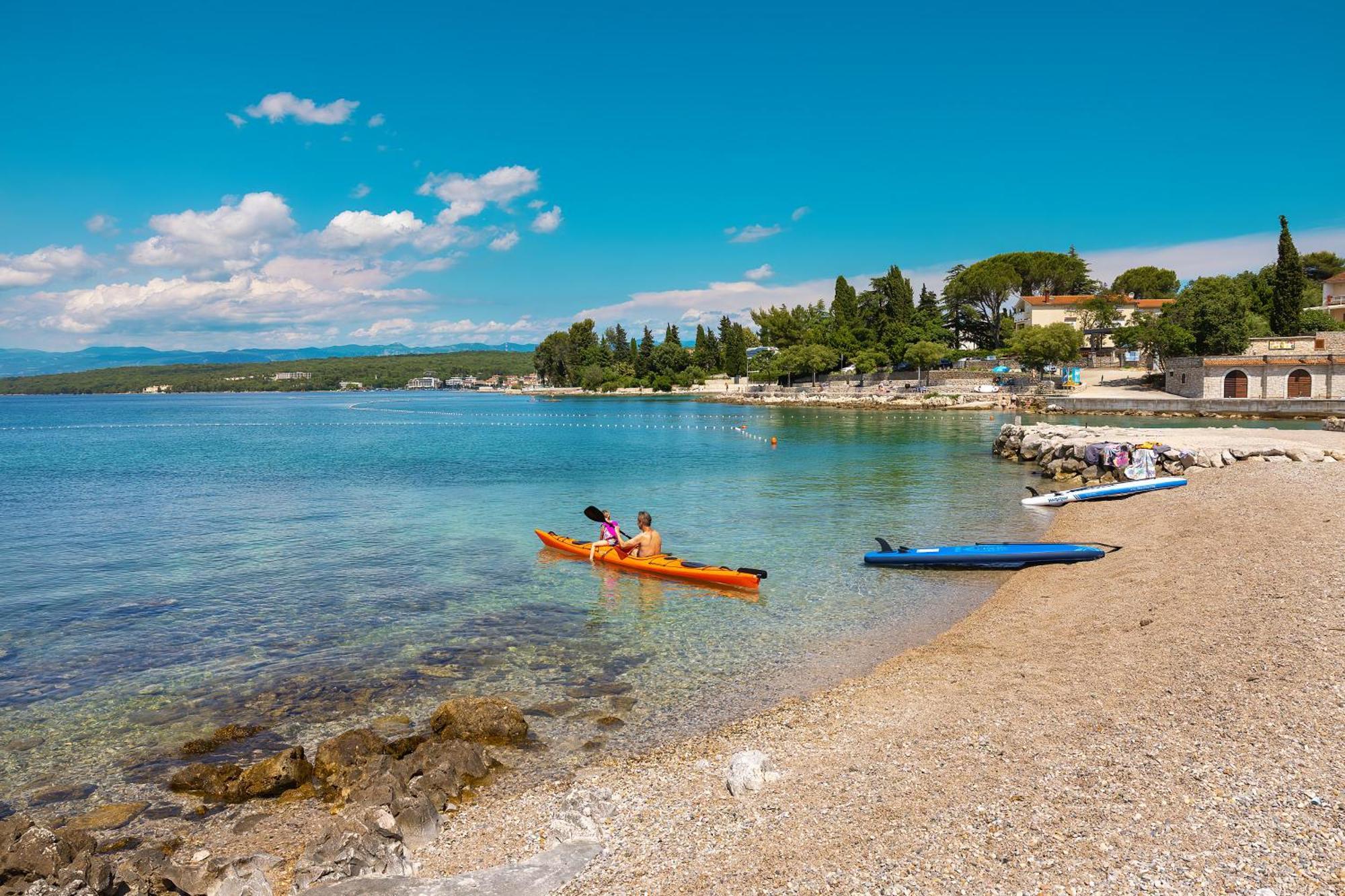 Hotel Vila Rova Malinska Esterno foto